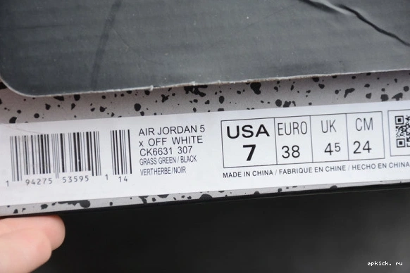 Rep EP CK6631-307 OREGON JORDAN AIR 5 CK6631-307 RETRO SE 0516